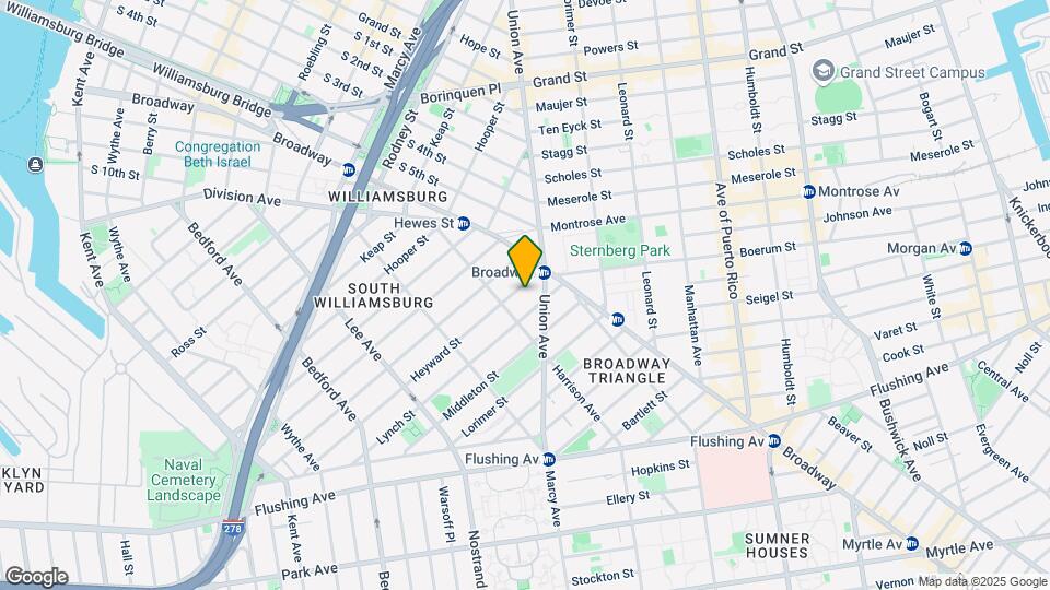 262 Heyward St Map and Location Details