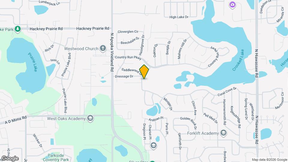 4017 Saddlewood Dr Mapa y Detalles de la Ubicación