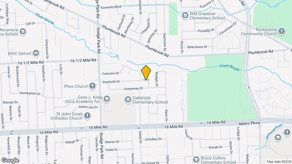37653 Longacre Dr Map and Location Details