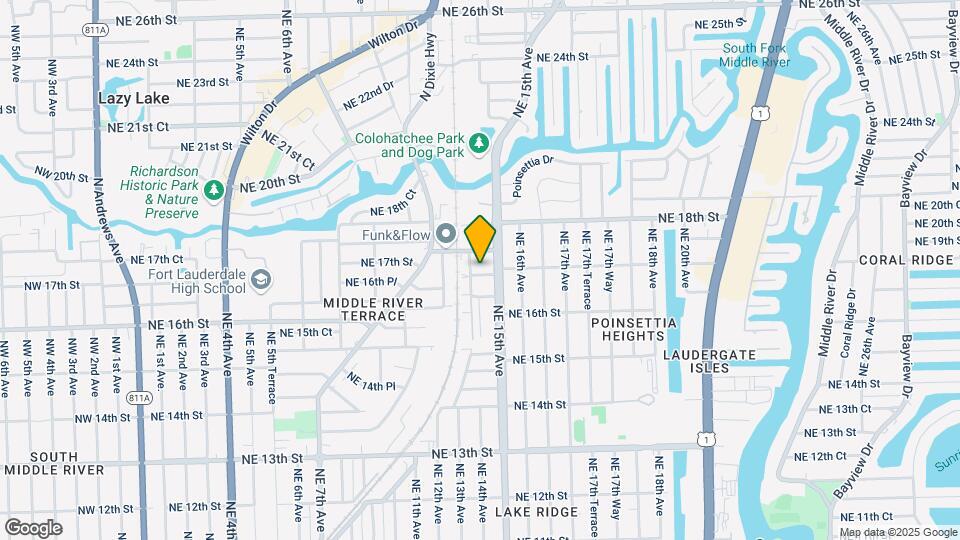 1409-1413 NE 17th St Map and Location Details