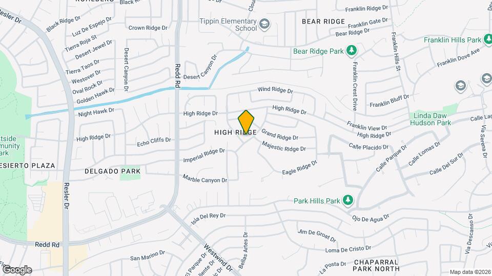 1121 Regal Ridge Dr Map and Location Details