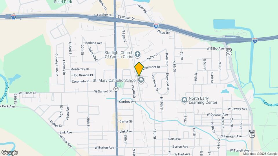 1253 Palm Dr Mapa y Detalles de la Ubicación