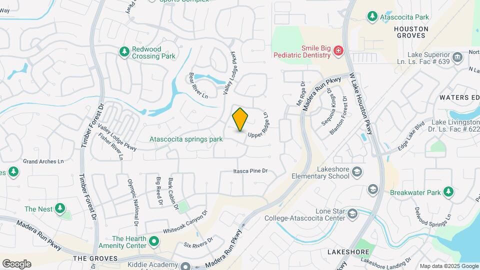 17010 Upper Ridge Ln Map and Location Details