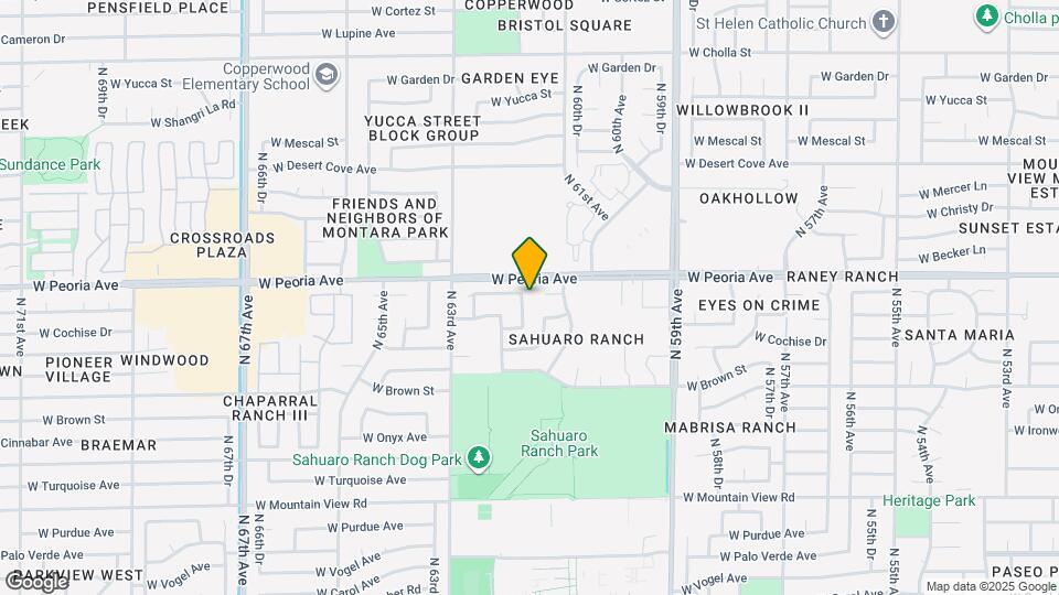 10345 N 62nd Ave Map and Location Details