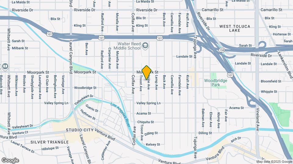4363 Irvine Ave Map and Location Details
