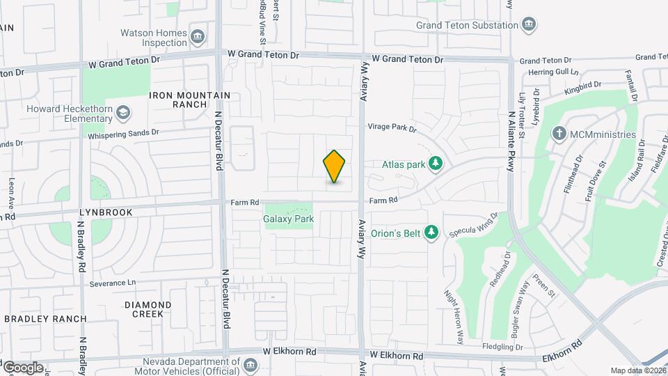 4340 Stardusk Falls Ave Map and Location Details