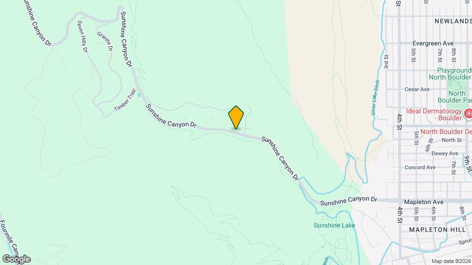 962 Sunshine Canyon Dr Map and Location Details