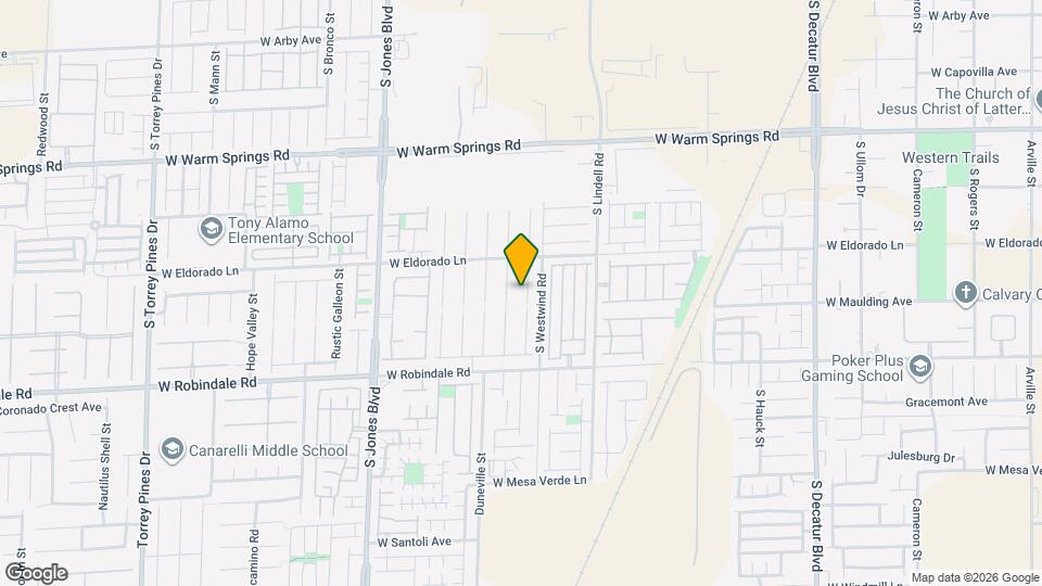 7575 Aurora Glow St Map and Location Details