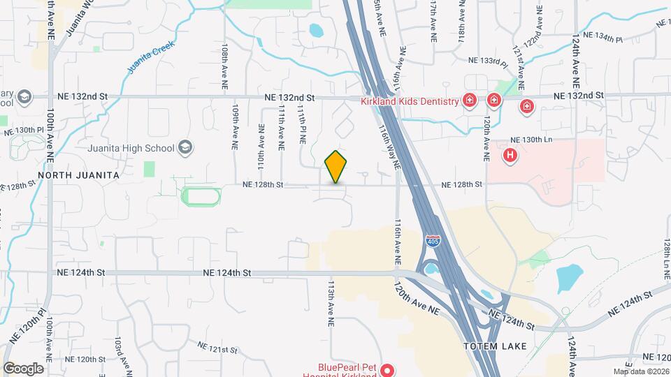 11303 NE 128th St Map and Location Details