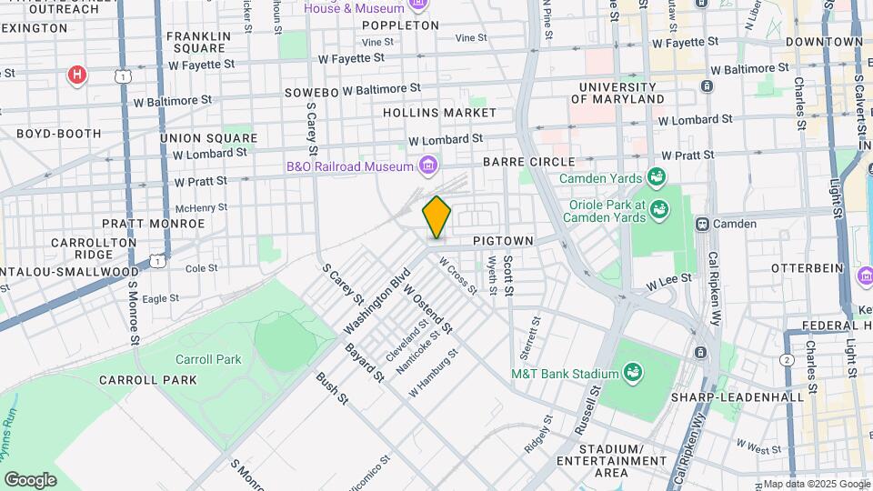 930 Washington Blvd Map and Location Details