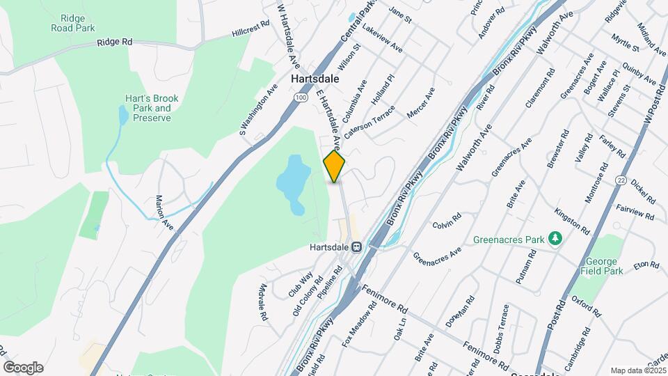 150 E Hartsdale Ave Mapa y Detalles de la Ubicación