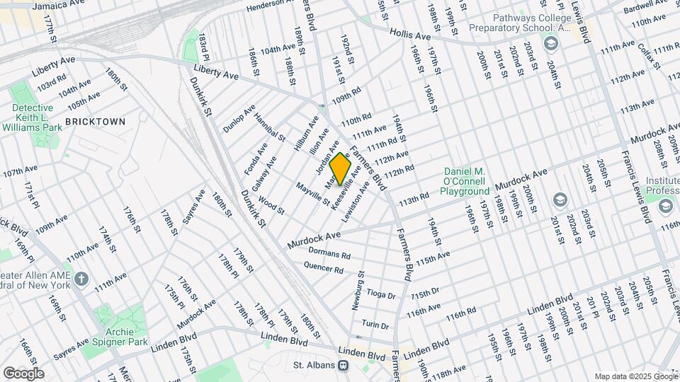 188-25 Keeseville Ave Map and Location Details