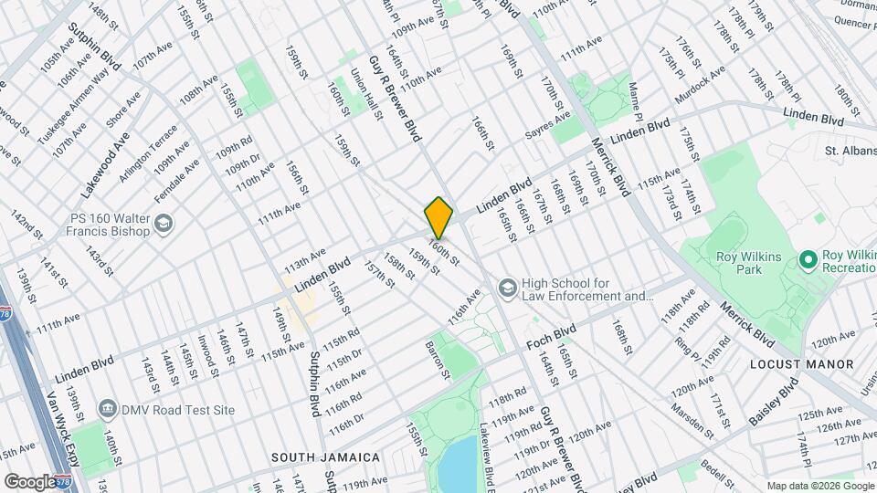 114-25 Bedell St Map and Location Details