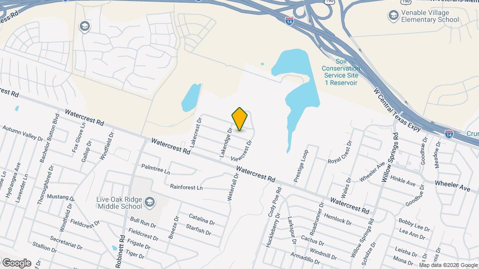 3401 Driftwood Dr Map and Location Details