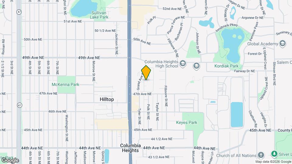 1070 Grandview Ct NE Map and Location Details