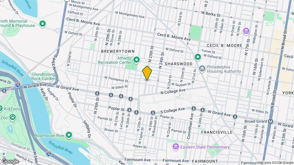 1305 N 25th St Map and Location Details