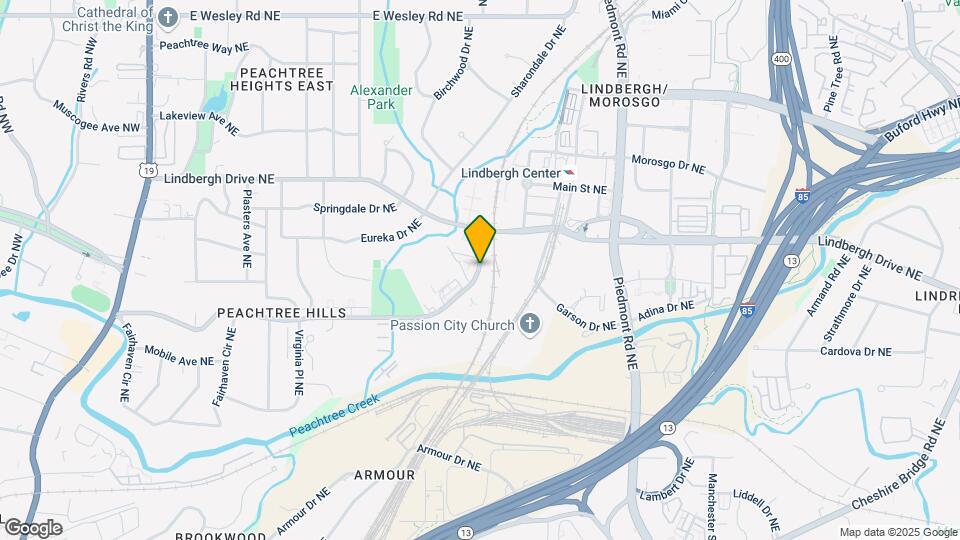 Peachtree Hills Map and Location Details