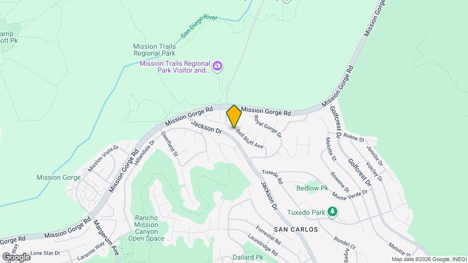 6543 Bell Bluff Ave Map and Location Details