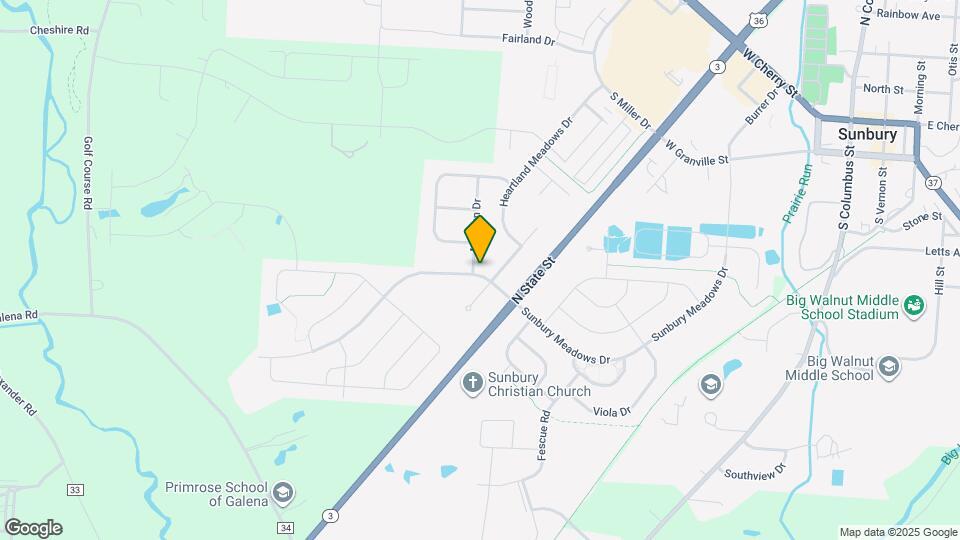 942 Mill Run Dr Mapa y Detalles de la Ubicación