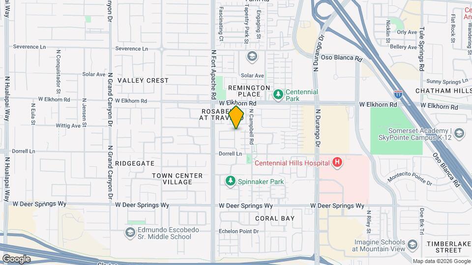 7072 N Caribou Ridge St Map and Location Details