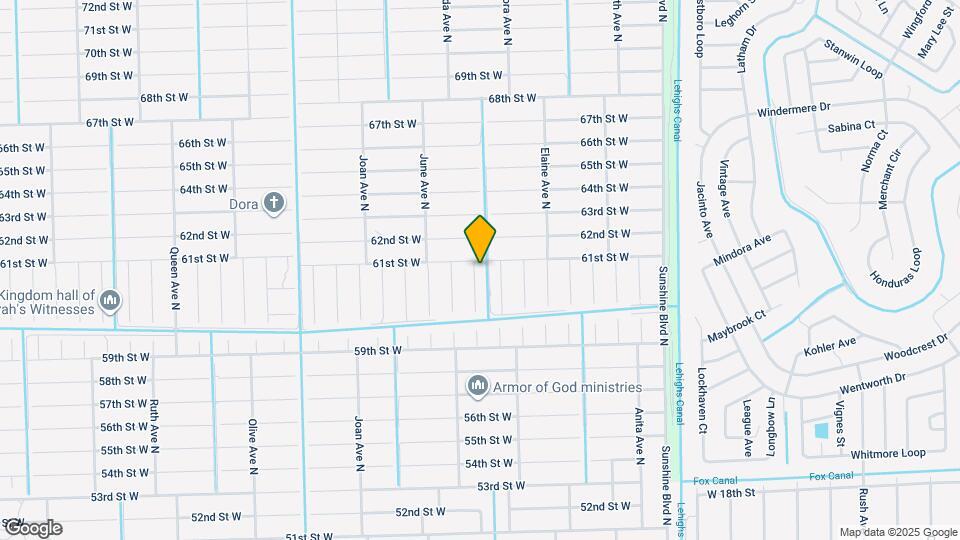 6012 Hanna Ave N Map and Location Details