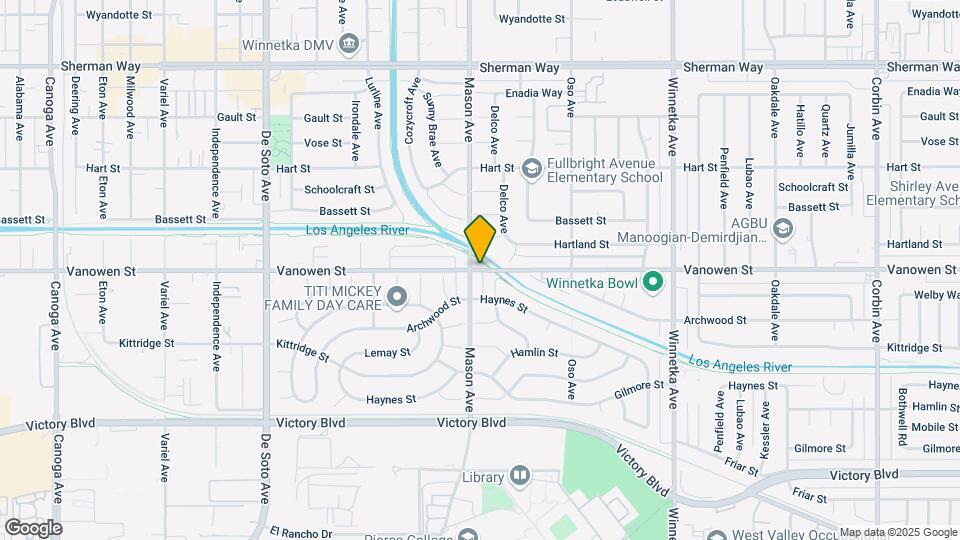 20469 Vanowen St Map and Location Details