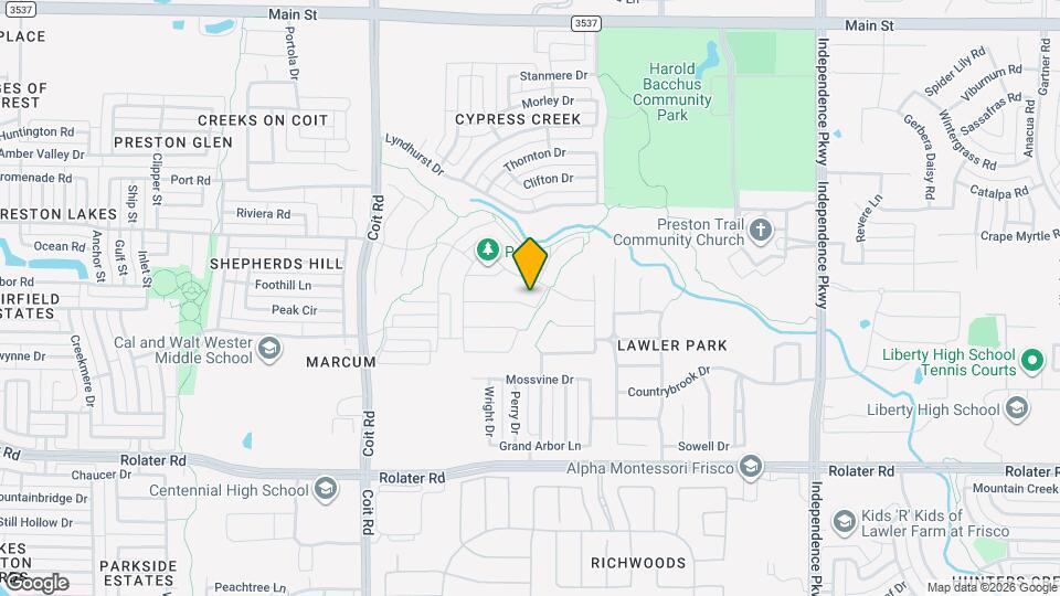 13456 Crestmoor Dr Map and Location Details