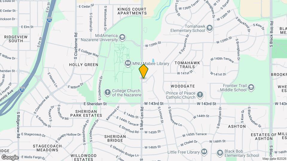 16630 W 141st St Map and Location Details