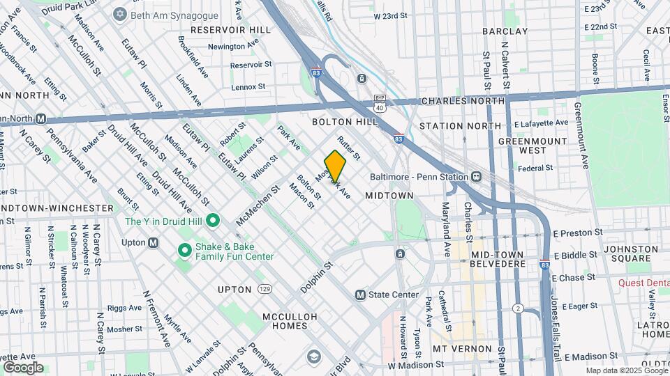 1402 Park Ave Mapa y Detalles de la Ubicación