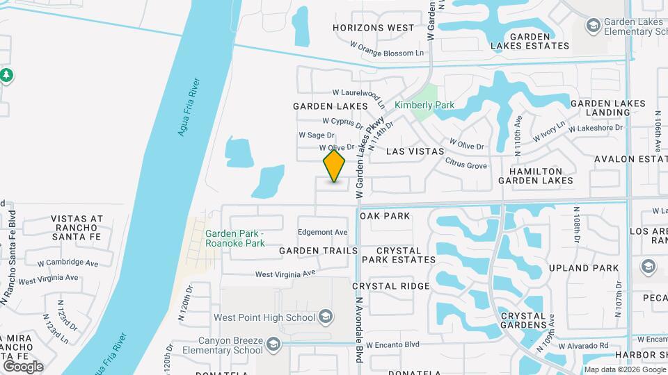 11532 W Cottonwood Ln Mapa y Detalles de la Ubicación