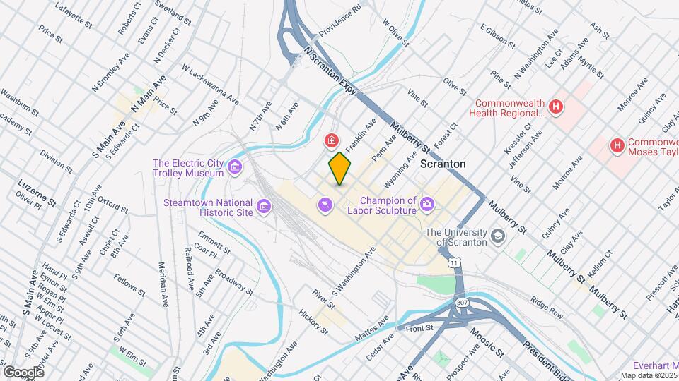 115 Penn Ave Map and Location Details