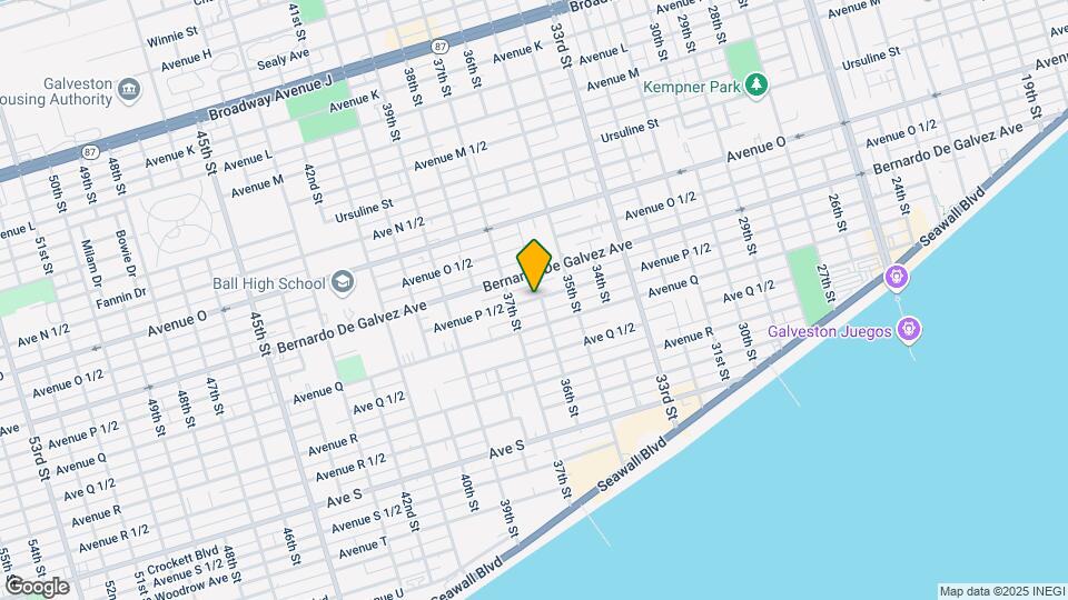 3616 Avenue P 1/2 Map and Location Details