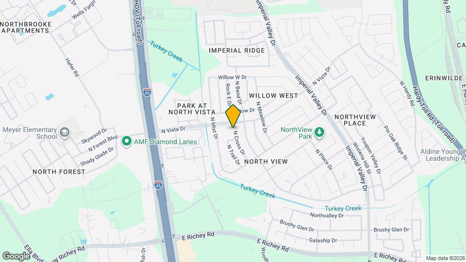 16411 N Cross Dr Mapa y Detalles de la Ubicación