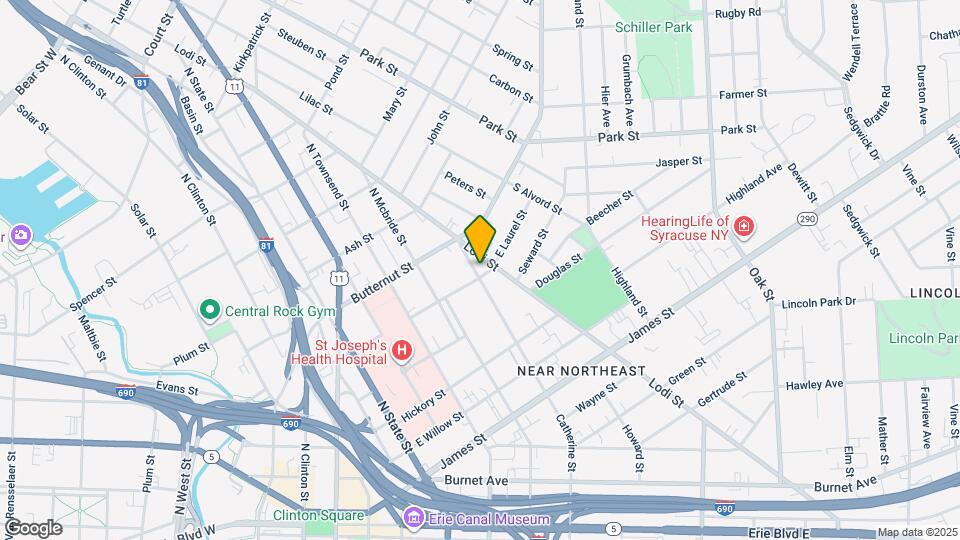 702 Catherine St, Unit Apt#3 Map and Location Details