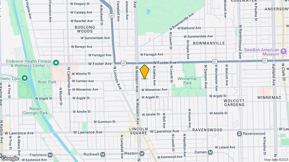 5058 N Claremont Ave Map and Location Details