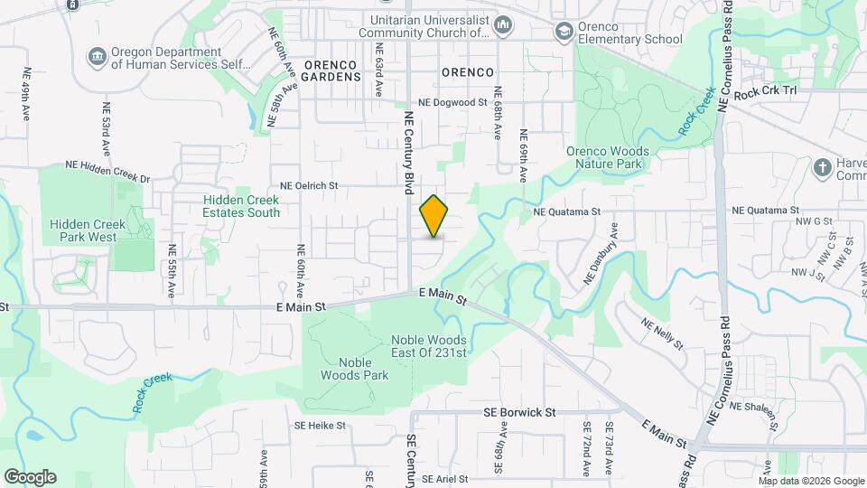 6568 NE Deer Run St Map and Location Details