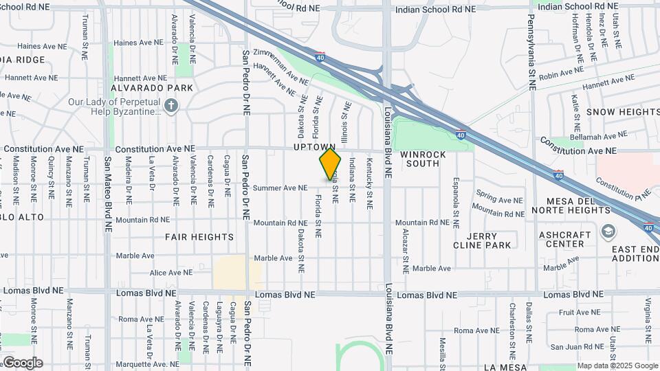 1601 Georgia St NE Map and Location Details