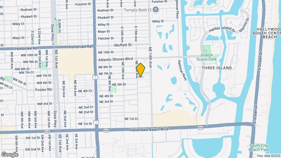 610 NE 12th Ave, Unit 4 Map and Location Details