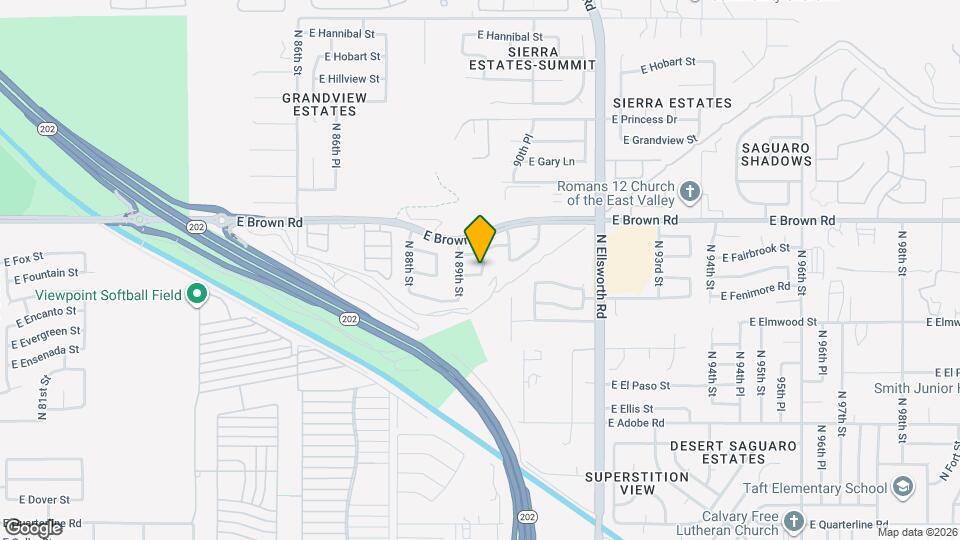 8930 E Fountain St Mapa y Detalles de la Ubicación