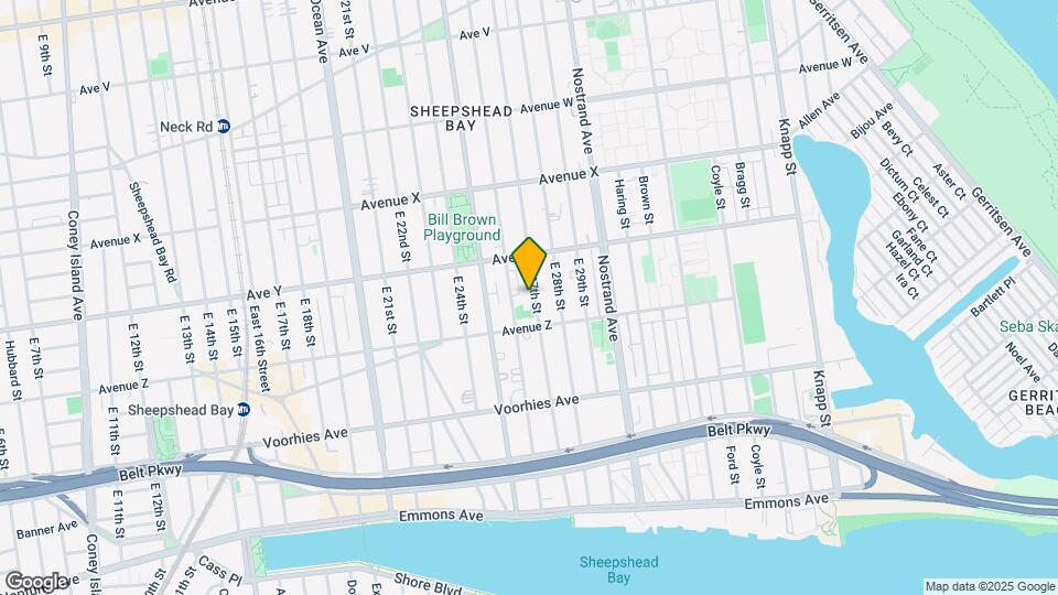 2548 E 27th St Map and Location Details