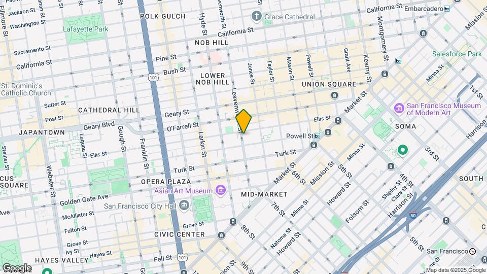 334 Leavenworth St Map and Location Details