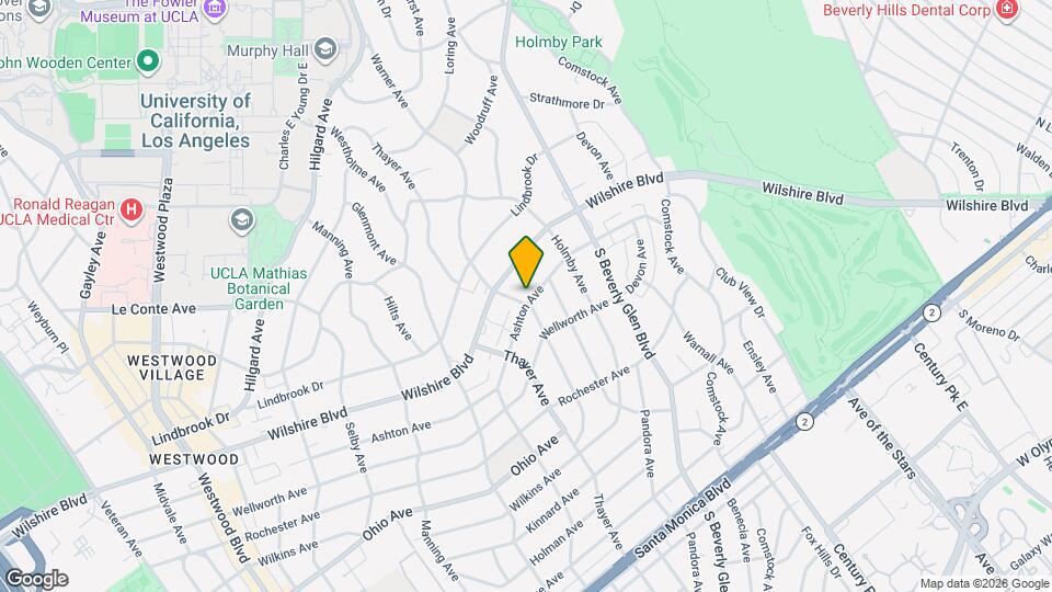 10481 Ashton Ave Mapa y Detalles de la Ubicación