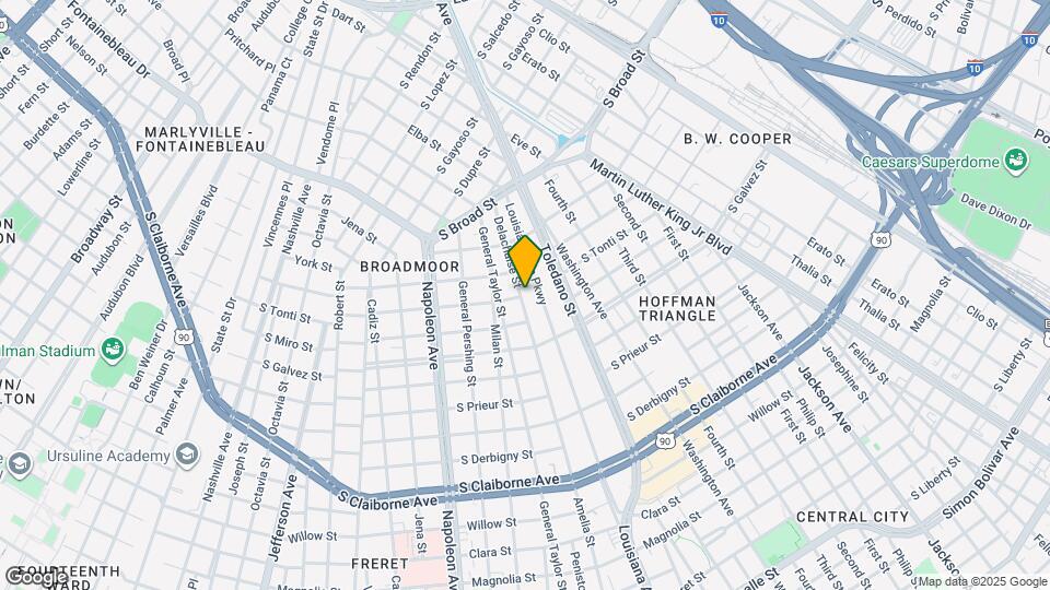 3705-3707 Delachaise St Map and Location Details