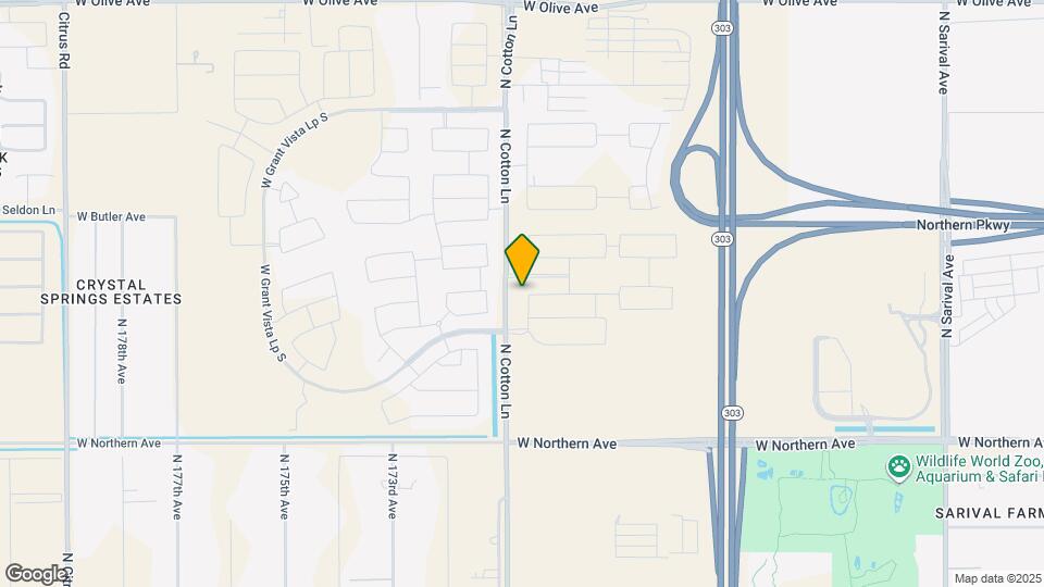 8344 N 170th Ln Map and Location Details