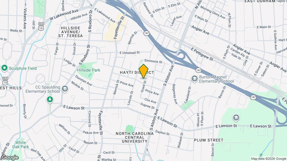 1010 Grant St Map and Location Details