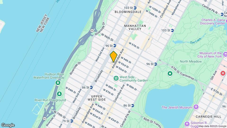 201 W 92nd St Map and Location Details