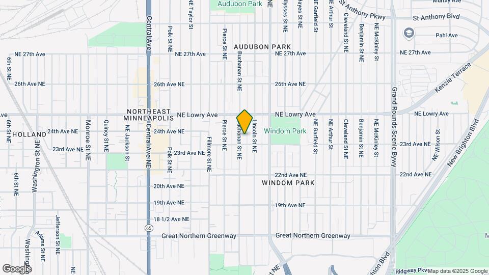 2309 Buchanan St NE-Unit -2 Map and Location Details
