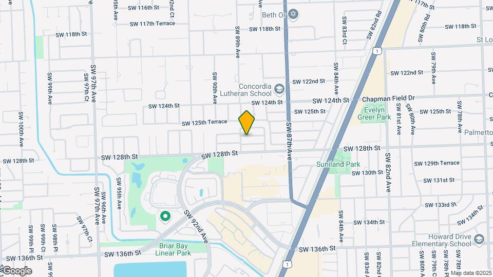 8880 SW 126th Ter Mapa y Detalles de la Ubicación