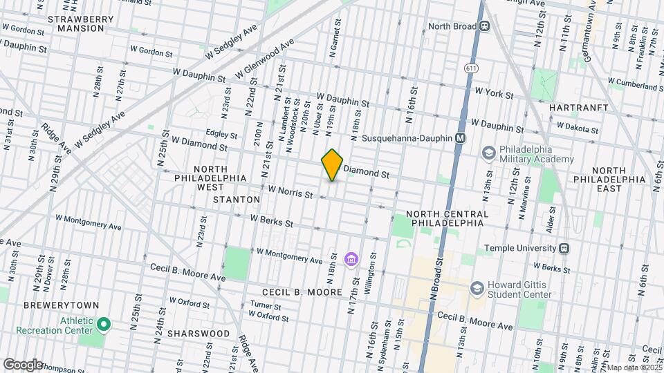 2025 N Gratz St Map and Location Details
