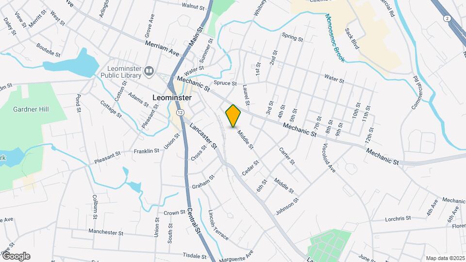 45 Middle St, Unit #1 Map and Location Details